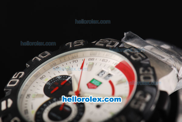 Tag Heuer Formula Automatic Movement with White Dial- Kimi Raikkonen - Click Image to Close